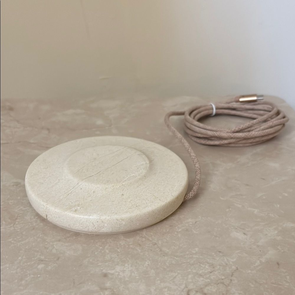 Beige Wireless Charger